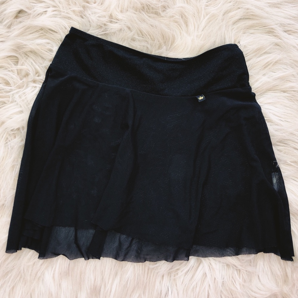 Mariia mesh ballet skirt black
